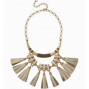 Stella & Dot Tribal Tassel Necklace